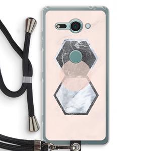 CaseCompany Creatieve toets: Sony Xperia XZ2 Compact Transparant Hoesje met koord
