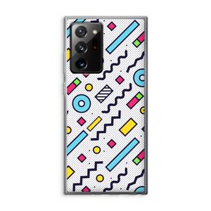 CaseCompany 8-bit N°8: Samsung Galaxy Note 20 Ultra / Note 20 Ultra 5G Transparant Hoesje