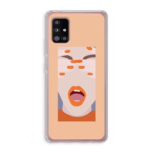 CaseCompany Surprise: Samsung Galaxy A51 5G Transparant Hoesje