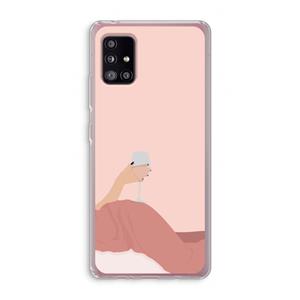CaseCompany Wine: Samsung Galaxy A51 5G Transparant Hoesje