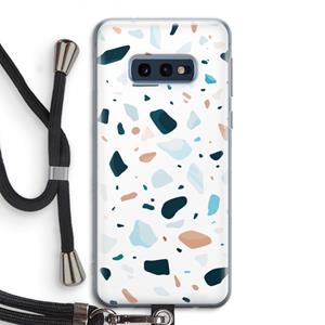 CaseCompany Terrazzo N°13: Samsung Galaxy S10e Transparant Hoesje met koord