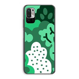 CaseCompany Bushes: Xiaomi Redmi Note 10 5G Transparant Hoesje