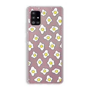 CaseCompany Spiegeleitjes: Samsung Galaxy A51 5G Transparant Hoesje