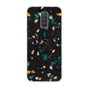 CaseCompany Terrazzo N°10: Samsung Galaxy A6 Plus (2018) Transparant Hoesje