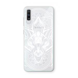 CaseCompany Oh Deer: Samsung Galaxy A70 Transparant Hoesje