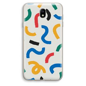 CaseCompany Illustratieve pop 2: Samsung Galaxy J7 (2017) Transparant Hoesje