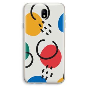 CaseCompany Illustratieve pop 3: Samsung Galaxy J7 (2017) Transparant Hoesje