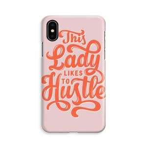 CaseCompany Hustle Lady: iPhone X Volledig Geprint Hoesje