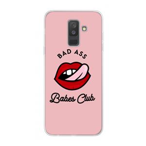 CaseCompany Badass Babes Club: Samsung Galaxy A6 Plus (2018) Transparant Hoesje