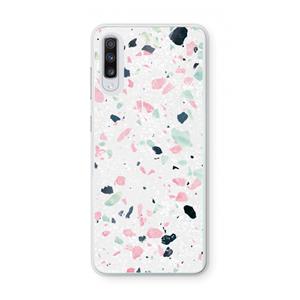 CaseCompany Terrazzo N°3: Samsung Galaxy A70 Transparant Hoesje