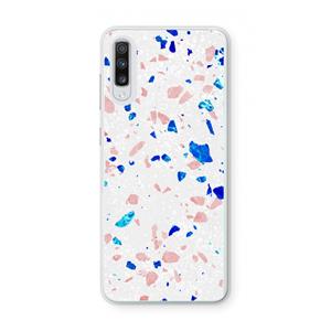 CaseCompany Terrazzo N°6: Samsung Galaxy A70 Transparant Hoesje