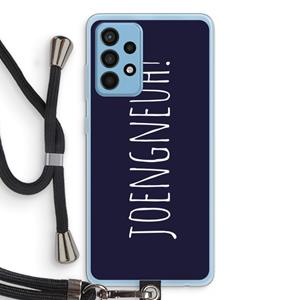 CaseCompany Joengneuh!: Samsung Galaxy A52 Transparant Hoesje met koord