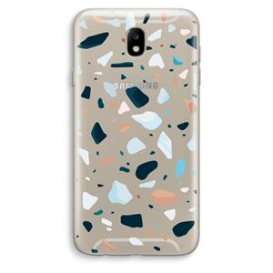 CaseCompany Terrazzo N°13: Samsung Galaxy J7 (2017) Transparant Hoesje