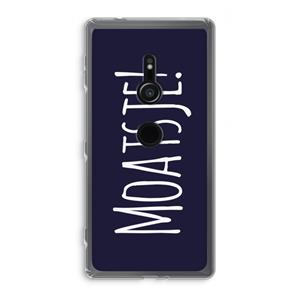 CaseCompany Moatsje!: Sony Xperia XZ2 Transparant Hoesje