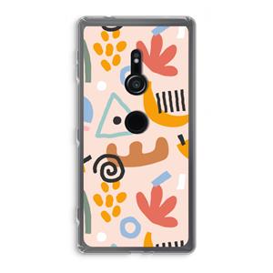 CaseCompany Abstract: Sony Xperia XZ2 Transparant Hoesje