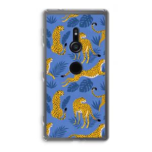 CaseCompany Luipaard: Sony Xperia XZ2 Transparant Hoesje