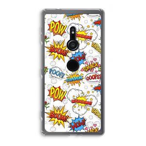 CaseCompany Pow Smack: Sony Xperia XZ2 Transparant Hoesje