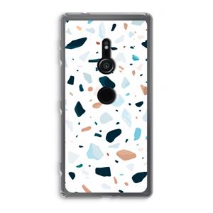 CaseCompany Terrazzo N°13: Sony Xperia XZ2 Transparant Hoesje