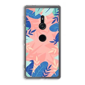 CaseCompany Tropisch: Sony Xperia XZ2 Transparant Hoesje