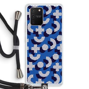 CaseCompany 8-bit N°5: Samsung Galaxy S10 Lite Transparant Hoesje met koord