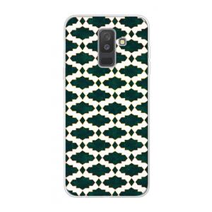 CaseCompany Moroccan tiles: Samsung Galaxy A6 Plus (2018) Transparant Hoesje