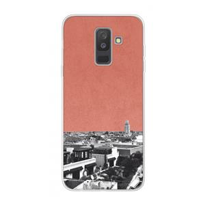 CaseCompany Marrakech Skyline : Samsung Galaxy A6 Plus (2018) Transparant Hoesje