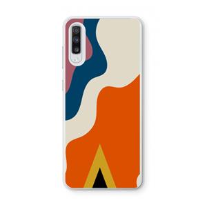 CaseCompany Noor A: Samsung Galaxy A70 Transparant Hoesje