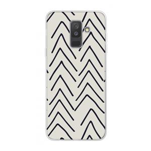 CaseCompany Marrakech Arrows: Samsung Galaxy A6 Plus (2018) Transparant Hoesje