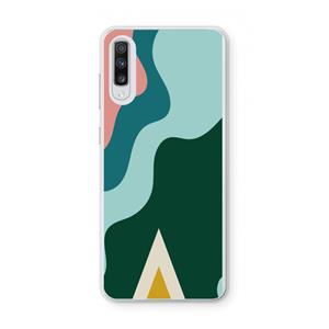 CaseCompany Noor B: Samsung Galaxy A70 Transparant Hoesje