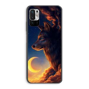CaseCompany Night Guardian: Xiaomi Redmi Note 10 5G Transparant Hoesje