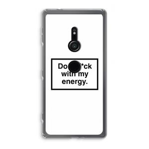 CaseCompany My energy: Sony Xperia XZ2 Transparant Hoesje