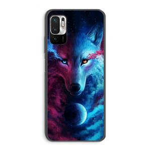 CaseCompany Where Light And Dark Meet: Xiaomi Redmi Note 10 5G Transparant Hoesje