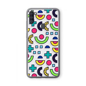 CaseCompany 8-bit N°6: Samsung Galaxy A11 Transparant Hoesje