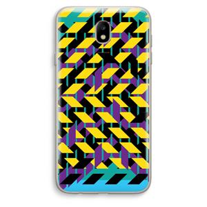 CaseCompany Skew Bee 3: Samsung Galaxy J7 (2017) Transparant Hoesje