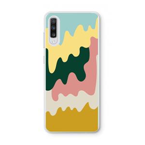 CaseCompany Baar B: Samsung Galaxy A70 Transparant Hoesje