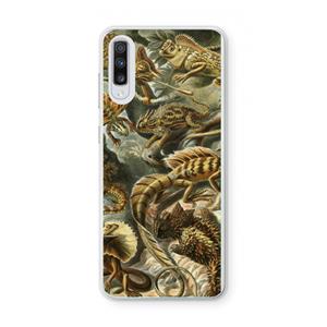 CaseCompany Haeckel Lacertilia: Samsung Galaxy A70 Transparant Hoesje