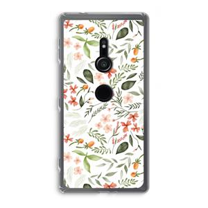 CaseCompany Sweet little flowers: Sony Xperia XZ2 Transparant Hoesje