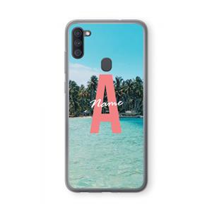 CaseCompany Pacific Dream: Samsung Galaxy A11 Transparant Hoesje