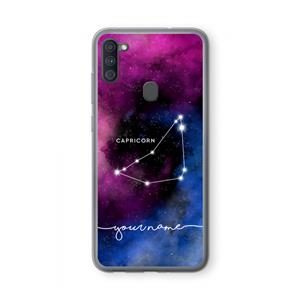 CaseCompany Sterrenbeeld - Donker: Samsung Galaxy A11 Transparant Hoesje