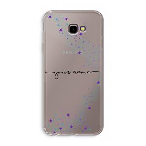 CaseCompany Sterren: Samsung Galaxy J4 Plus Transparant Hoesje