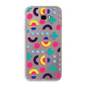 CaseCompany 8-bit N°2: Samsung Galaxy J4 Plus Transparant Hoesje