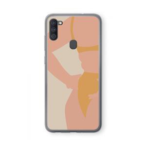 CaseCompany Bikini body: Samsung Galaxy A11 Transparant Hoesje