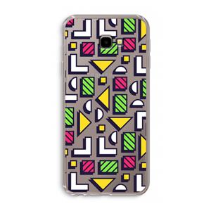 CaseCompany 8-bit N°4: Samsung Galaxy J4 Plus Transparant Hoesje