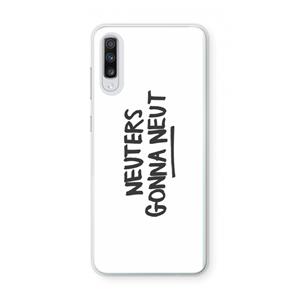 CaseCompany Neuters: Samsung Galaxy A70 Transparant Hoesje