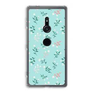 CaseCompany Small white flowers: Sony Xperia XZ2 Transparant Hoesje
