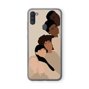 CaseCompany Sweet creatures: Samsung Galaxy A11 Transparant Hoesje