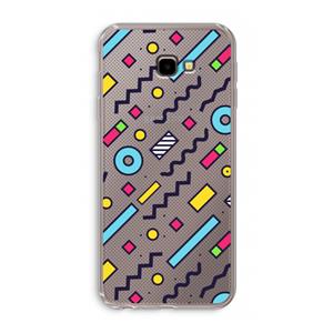 CaseCompany 8-bit N°8: Samsung Galaxy J4 Plus Transparant Hoesje