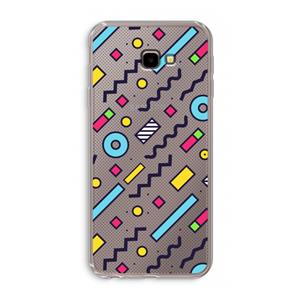 CaseCompany 8-bit N°8: Samsung Galaxy J4 Plus Transparant Hoesje