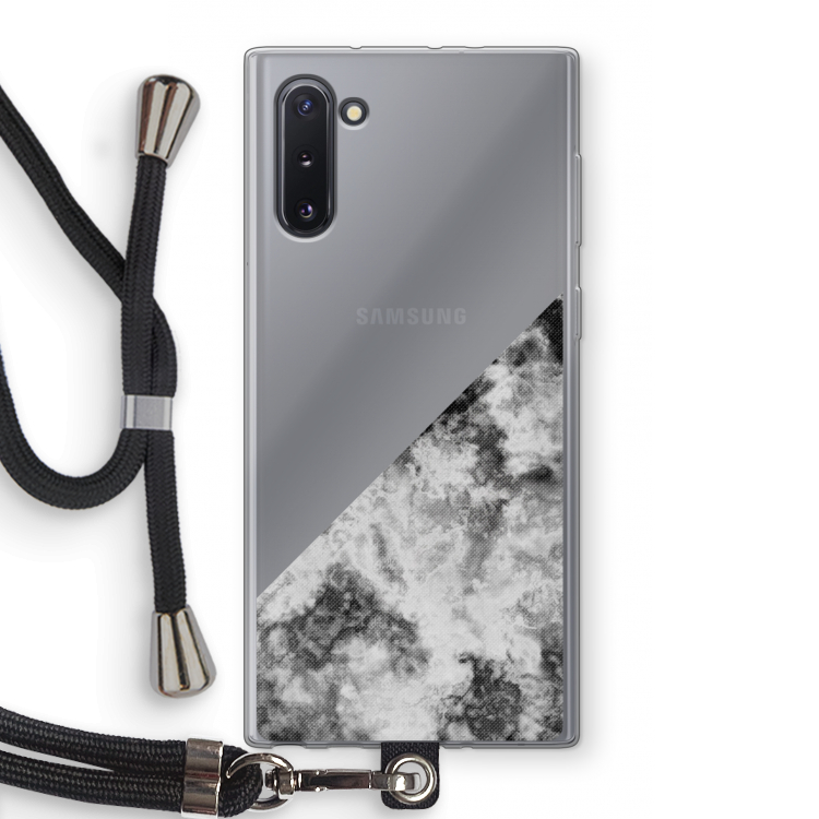 CaseCompany Onweer: Samsung Galaxy Note 10 Transparant Hoesje met koord
