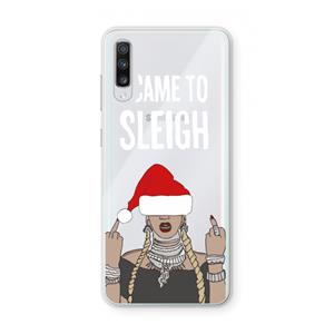 CaseCompany Came To Sleigh: Samsung Galaxy A70 Transparant Hoesje